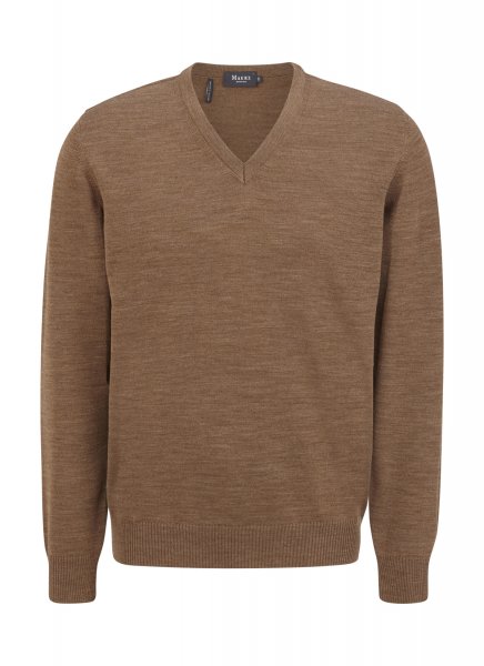 MAERZ MUENCHEN Merino V-Neck Pullover Klassik 10010306