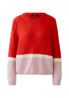 Vorschau: Oui Kuschelpullover im Colorblock gestrickt 10819635