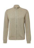 Vorschau: S.OLIVER Strickjacke mit Troyer-Kragen und Logo-Patch 10814463