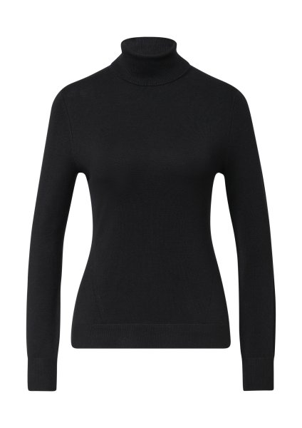 COMMA Rollkragenpullover im Slim Fit mit Ärmelschlitzen 10814815