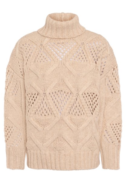 MARC AUREL Pullover mit grobem Zopfmuster 10812276
