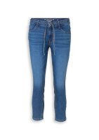 Vorschau: Tom Tailor LENE SLIM CROPPED Stretch Jeans mit Bindegürtel 10847841