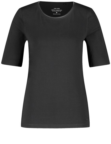 GERRY WEBER EDITION T-Shirt mit Satinblende 10763145