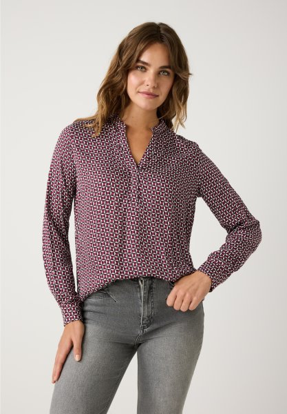 MORE & MORE Viskose-Printbluse 10806953