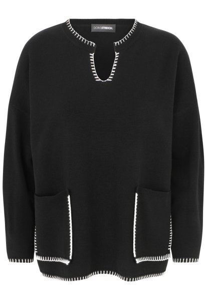 DORIS STREICH Strick-Pullover mit Taschen 10766927