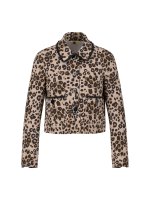 Vorschau: MARC CAIN Kurze Leo-Print Jacke aus Scuba-Jersey 10809071