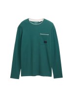 Vorschau: TOM TAILOR 2-in-1 Langarmshirt aus Baumwolle 10825340