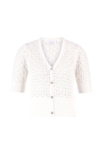 RICH & ROYAL Ajour-Strickjacke mit Knöpfen 10813767