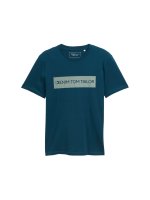 Vorschau: TOM TAILOR DENIM Basic T-Shirt mit Logo Print 10775832