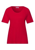 Vorschau: Street One Basic T-Shirt mit gerundetem V-Neck 10839789
