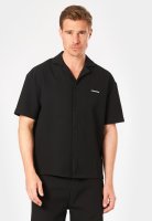 PEGADOR TROY PLISSEE SUMMER SHIRT BLACK 10785076