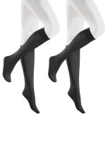 Vorschau: HUDSON Semi-blickdichte Kniestrümpfe im Doppelpack 10169614