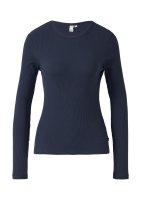 Vorschau: QS Langarmshirt mit Rippstruktur 10745260
