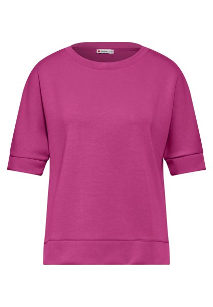 STREET ONE Street One Damen T-Shirt mit Silk-Look 10775156