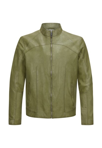 MILESTONE Biker Blouson aus genarbtem Leder 10775685