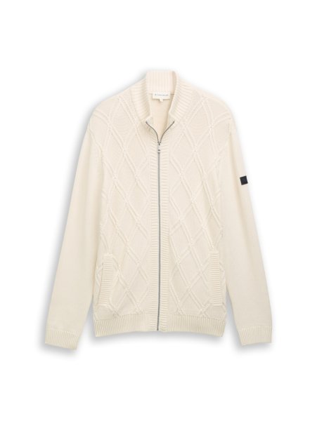 TOM TAILOR Strickjacke mit Zopfmuster 10830019